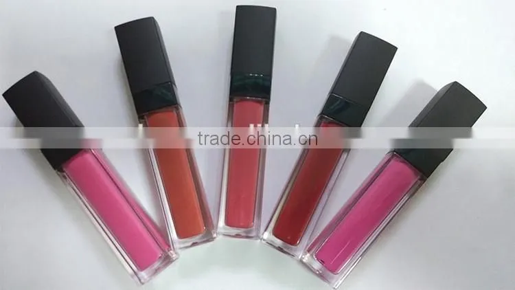 Private label 25 shades waterproof lipstick clours lipgloss with factory price