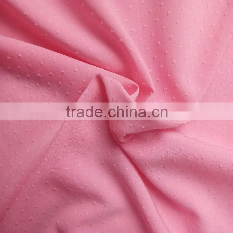 100% Polyester Jacquard Dot 4 Way Spandex Fabric Wholesale for Legging