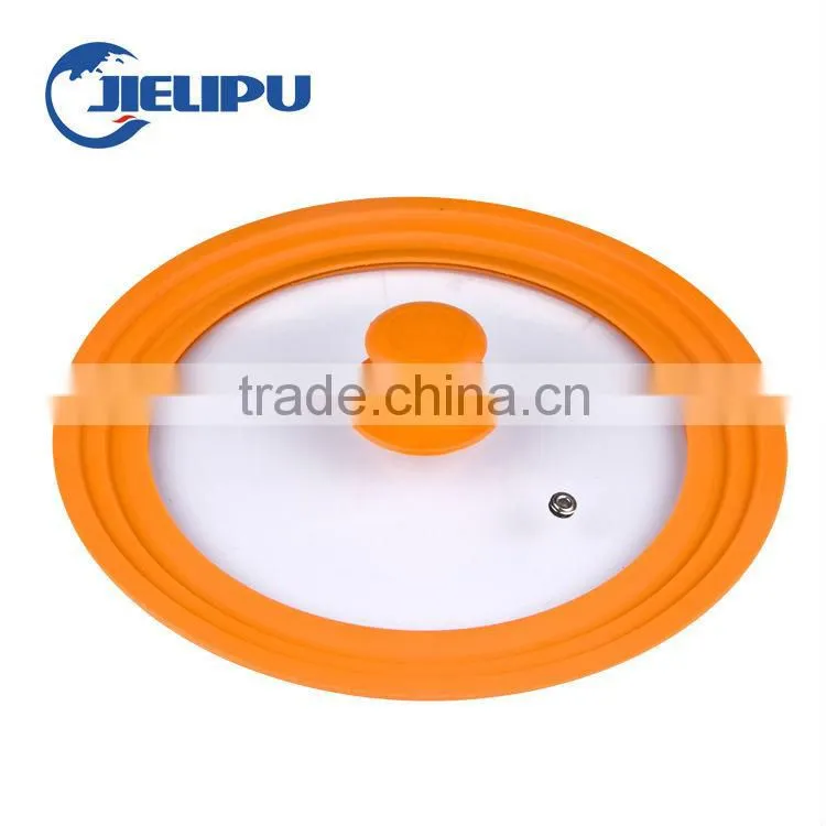 Food grade silicone glass pan lid