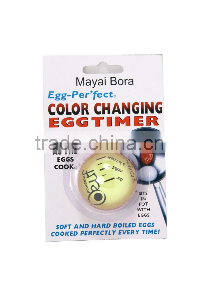 Resin egg timer for cooking eggs