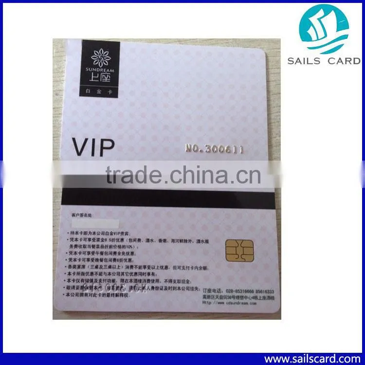 printing on two sides of Plastic VIP card CR80 size 0.76mm thickness