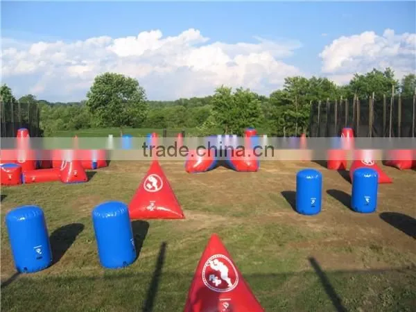 colorful inflatable air bunker,interesting inflatable paintball bunker,inflatable psp paintball bunker