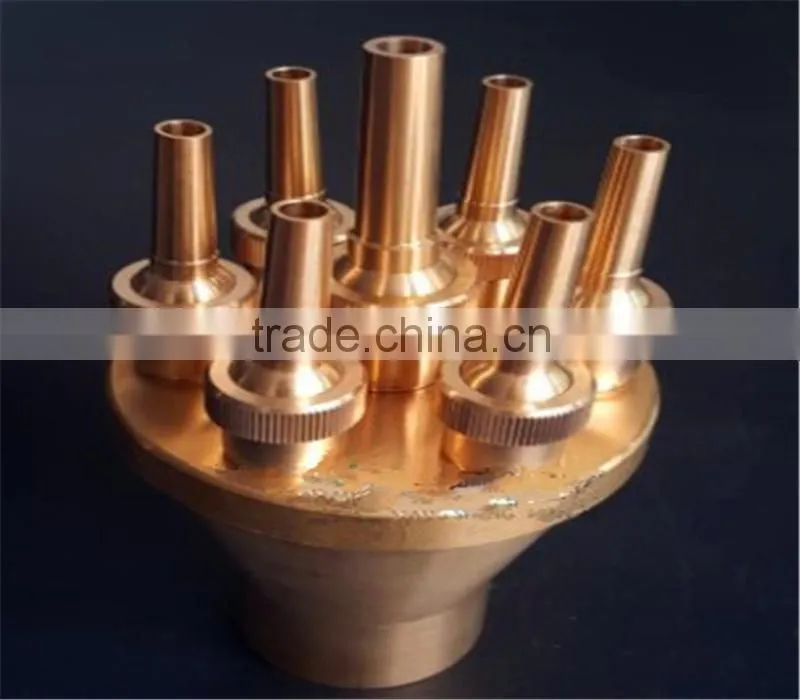 Brass Upward Ejection Water Fountain Nozzle