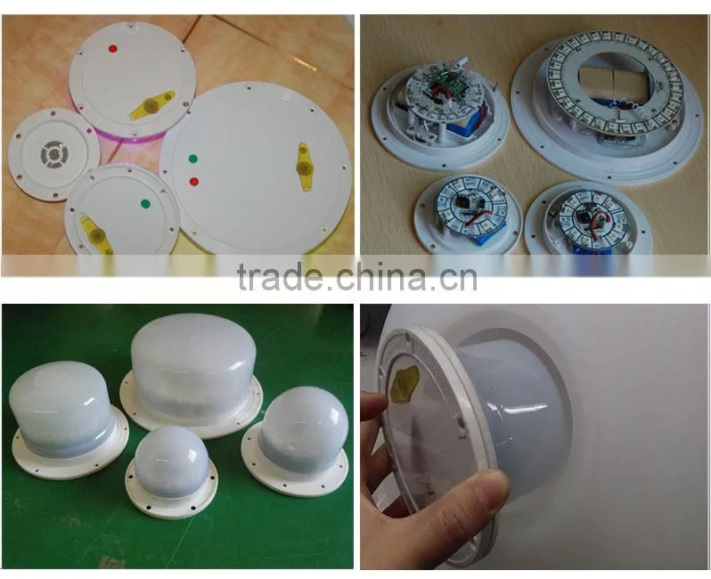 hot selling decorative plastic led flower pots/ planters pot with colorful