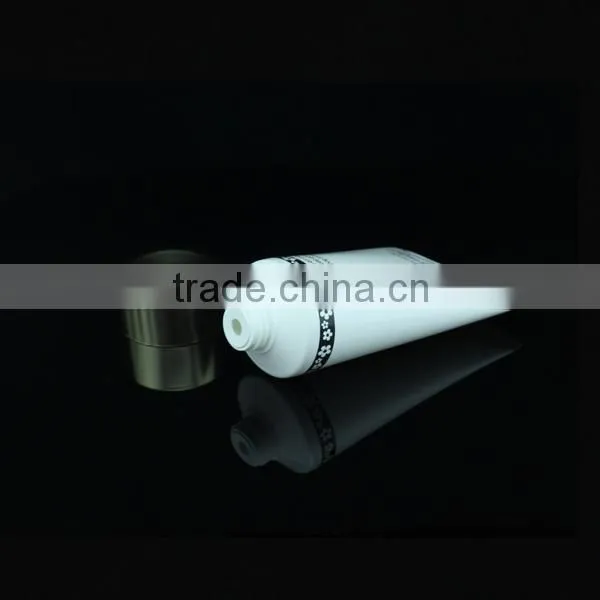 200ml cosmetic soft tube for after shave balm in plastic PE packing