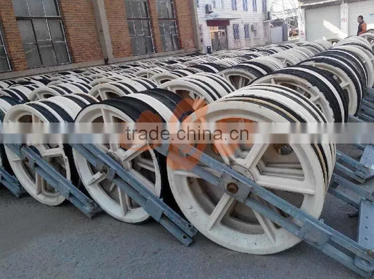Different combinations different material steel cable pulleys