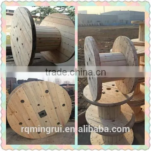 Wooden Cable Drum Roller
