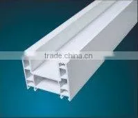 upvc double tracks sliding profile