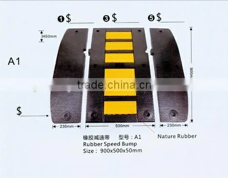 Rubber Speed Hump/Ramp A1