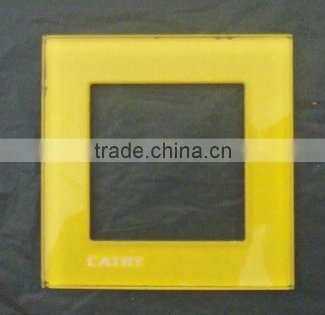 richcolored high-intensitive tempered glass switch panel