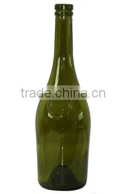 750ml /500ml Dark Green Corked glass red Wine Bottle champagne glass bottle