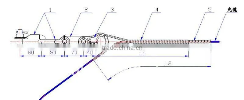 ADSS cable clamp