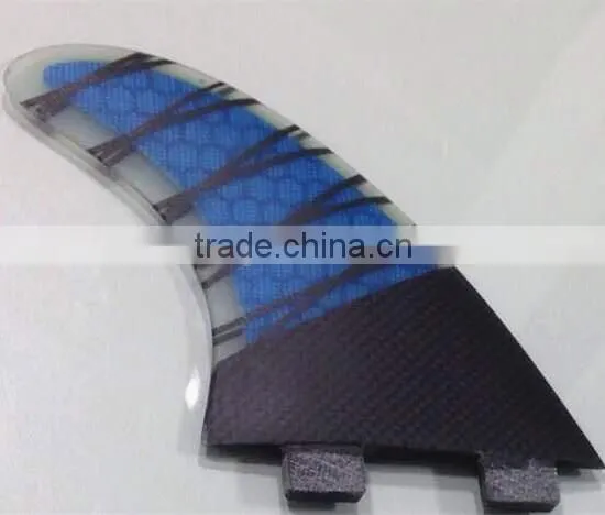 colorful design swim fins surf fins carbon composite honeycomb surfing fin