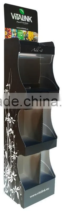 Printed corrugated pp corflute display stand