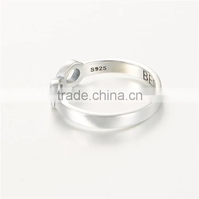 Best Friend Nipple Ring Forever Infinity Shape Silver Rings FR302