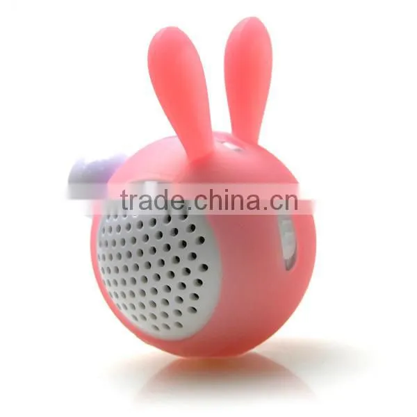 Portable Cute Silicone Amplifier Speaker case