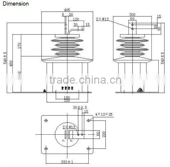 LCZ-35(Q) indoor 33kv current transformer
