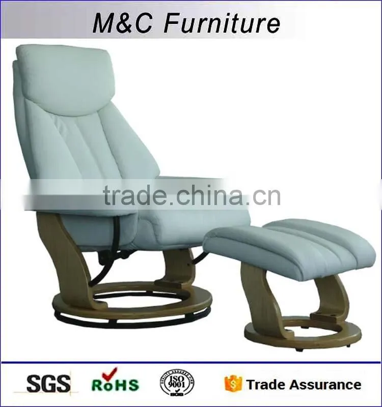 Latest design K/D home relax chair with ottoman