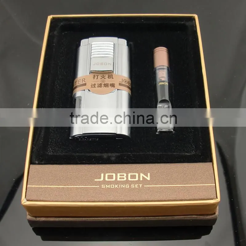 TS-1229 Torch Lighter+mouthpiece lighter Gift Set