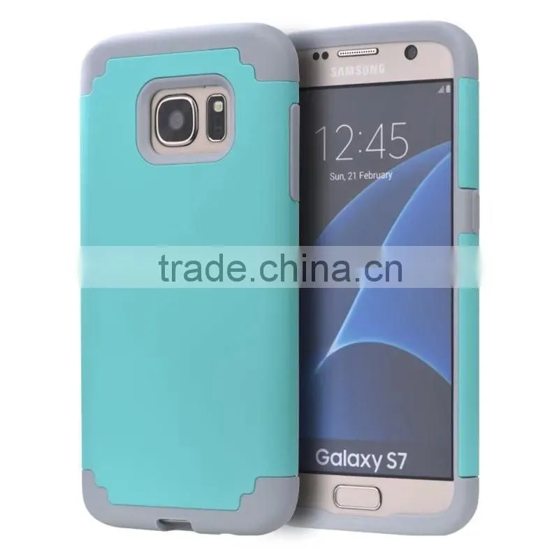 New Hybird TPU+PC Cover Ultra Thin 2 in 1 Shockproof Armor Robot Case for Samsung Galaxy S5 S6 S6edge S7 S7edge iPhone6 6s 6Plus