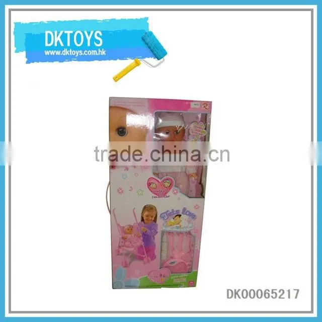 Newest doll stroller toy for kids with doll