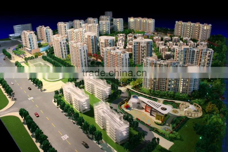 New product plastic miniature architectural model