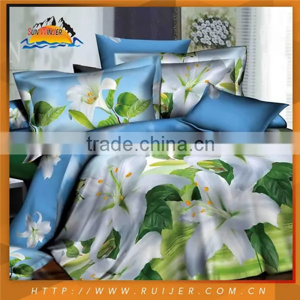 Reasonable Price Reactive Printing Floral Design Quilt Manufacturer