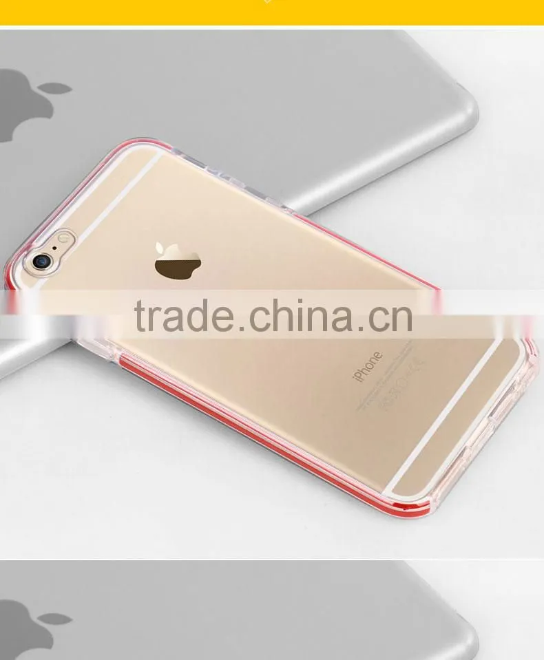 AIR CUSHION Newest TPU PC 2 in 1 soft bumper case cover for iphone 6s