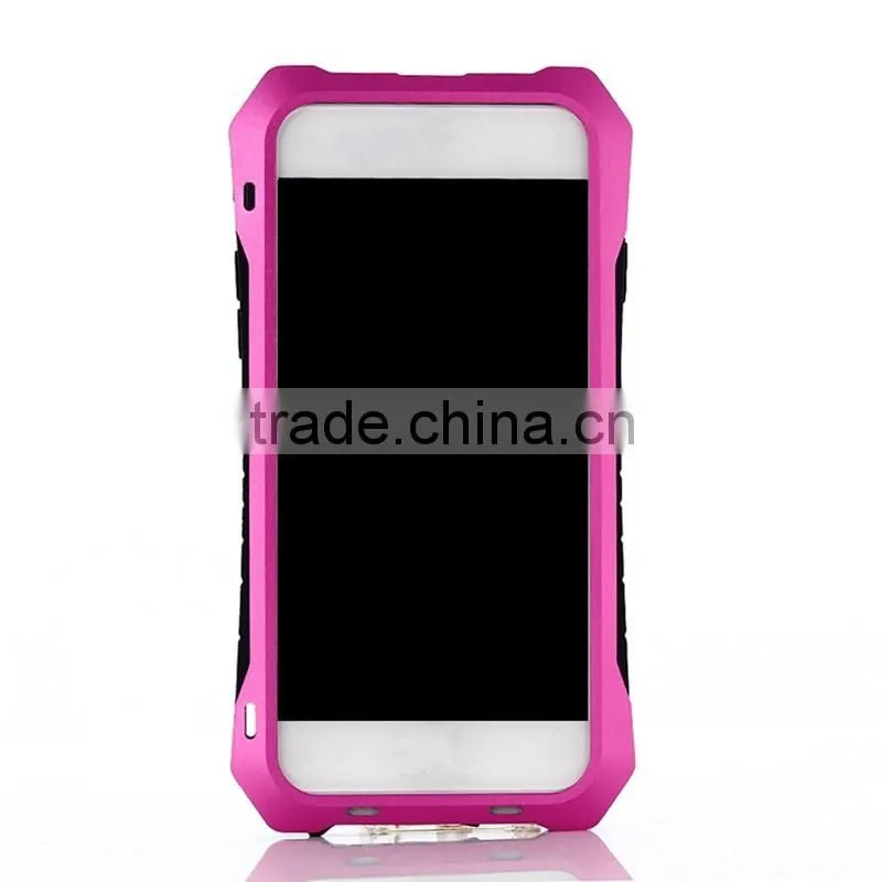 Luxury aluminum metal frame rubber silicone bumper hard case cover for Xiaomi mi4i for Samsung galaxy mega 6.3 for Sony