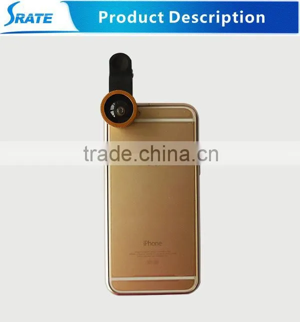 JT003 Fish-eye 0.67x Wide Angle Macro Triplet Lens for Mobile Phone Use
