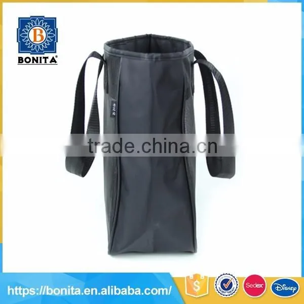 Cheap custom big space eco-friendly unisex black mesh shopping bag foldable