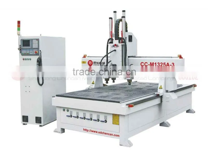 Woodworking CNC/Cnc Router/Cnc cutting machine 1325 with shift spindle