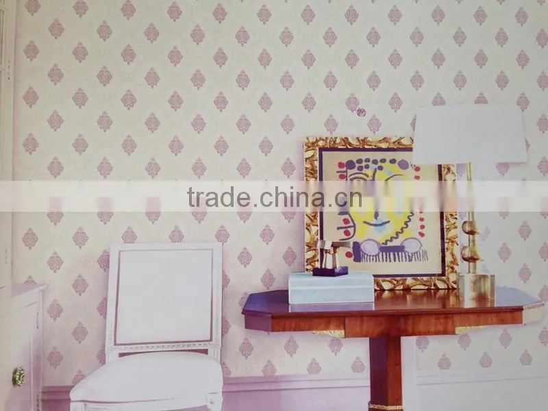 times small damask flowers vinyl wallpaper