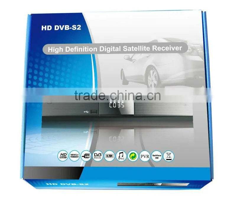 Full HD 1080P Free to Air DVB-S2 satellite receiver EPG USB PVR