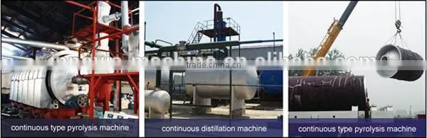 2014 hot selling environmental friendly waste plastic/rubber/tyres pyrolysis plant with water cooling system