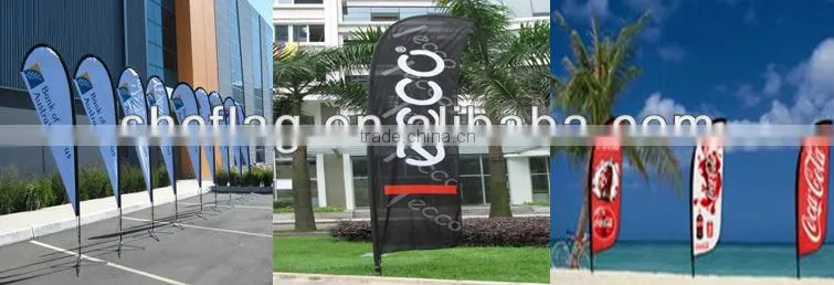 Hot sell custom decorative feather flag free standing with poles for sale
