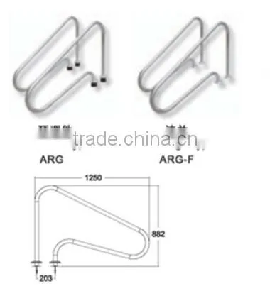 2016 ARG Series Stainless swimming pool Step ladder For Spa pool bathtub