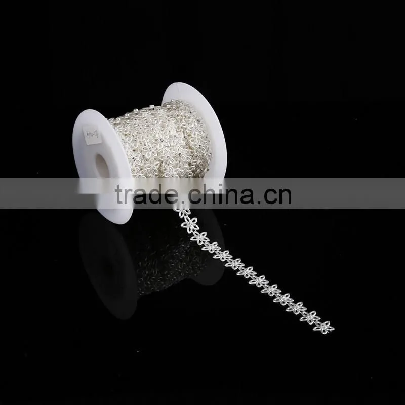 Best quality ABS hallf pearls, flat pearl sew on beads wholesale for wedding dress