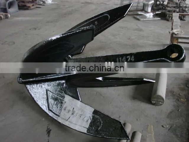 Asphalt Wedge Four Fluke Boat Anchor
