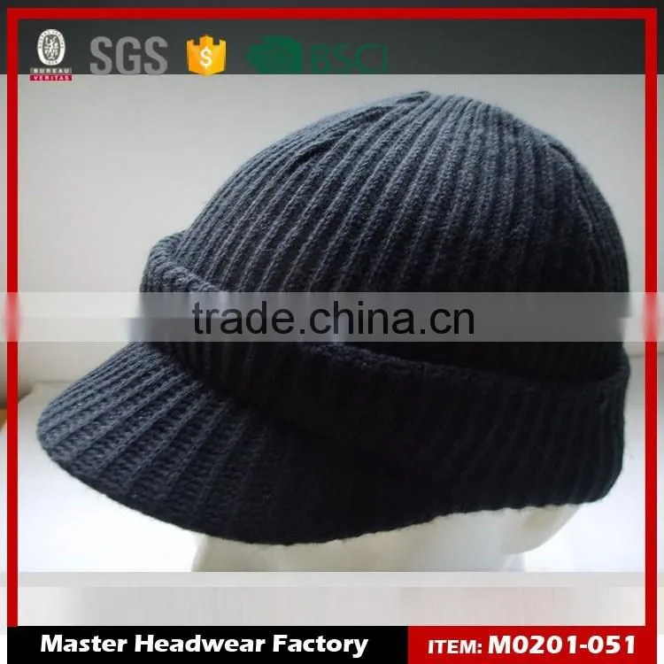winter knitted wool hat for old man