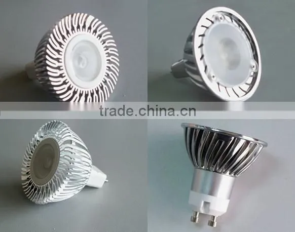 indoor lighting die-casting style small high power MR16 spotlight cabinet mini lamp 1W led spot light