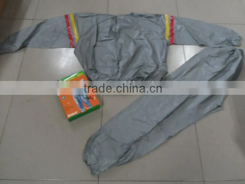 Fitness polyester/pvc Sauna Suit