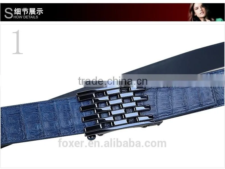 handmade leather belt,fashion leather belt,high quality crocodile belt