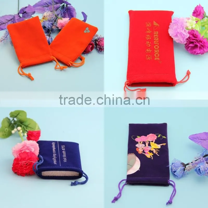 Fashion Beautiful Velvet Bags for Stamps
