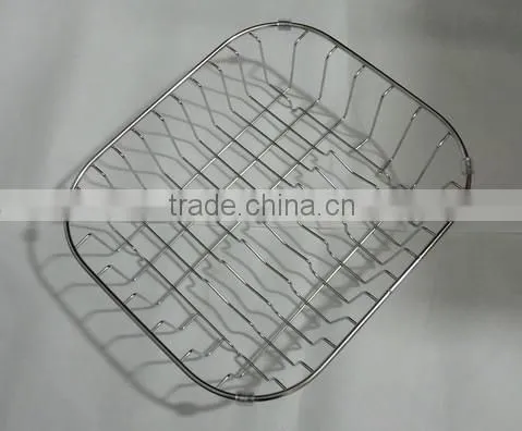 Stainless steel wholesale wicker baskets kitchen cabinet