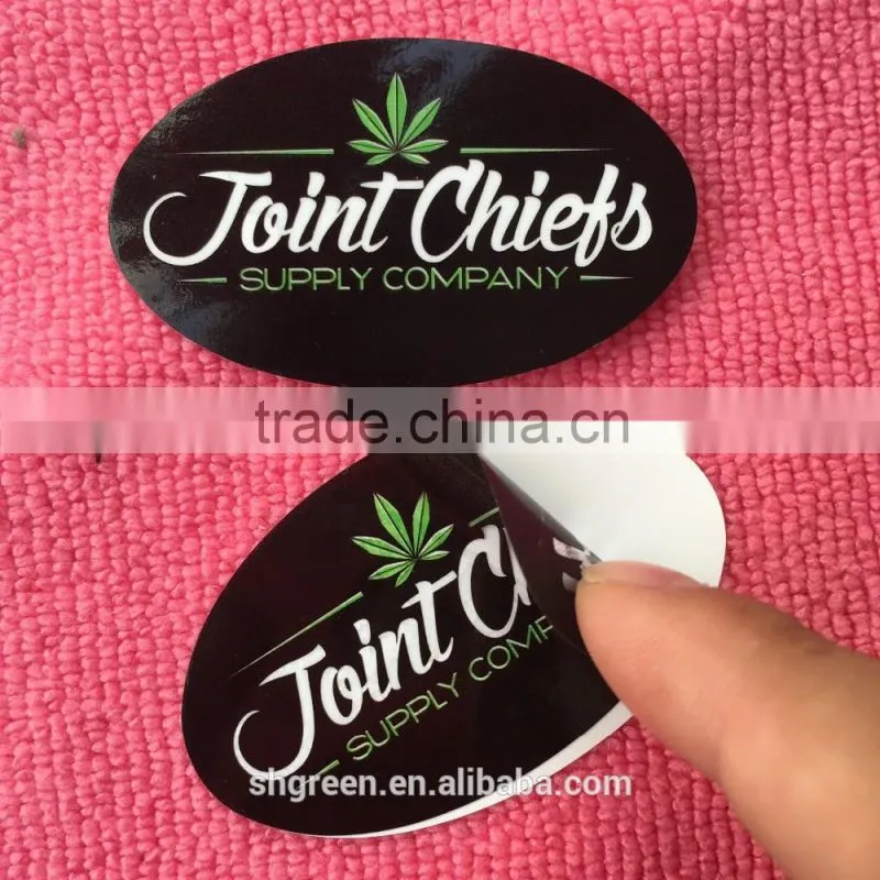 Innoxious PP/PE plastic sticker for gift