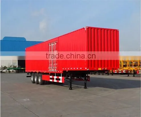 Titan Dry Cargos Transport Box Semi Trailer, Van Type Semi Trailer for Sale
