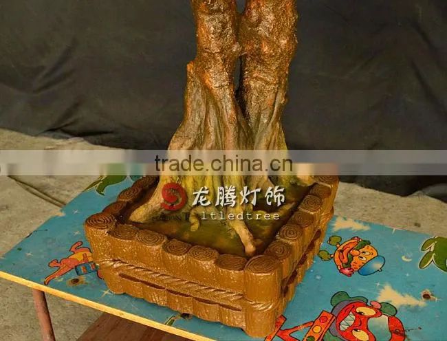 2014 Popular Green led cherry bonsai