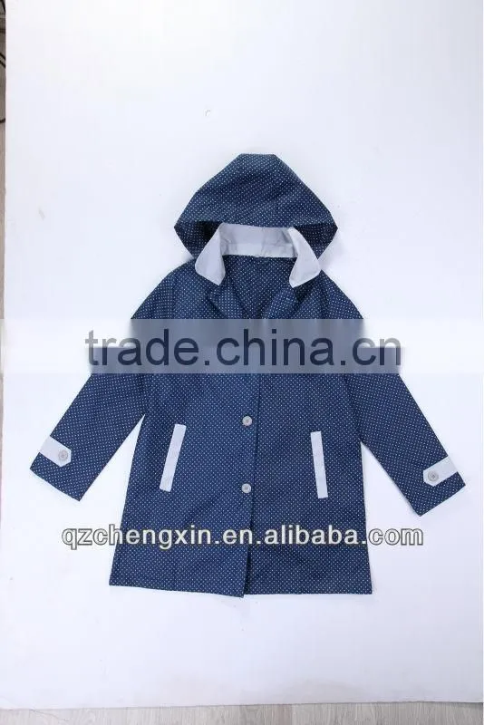 fashionable waterproof child rainwear