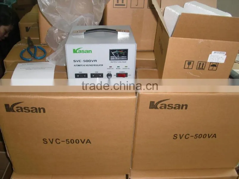SVC-500VA Single Phase Full Automatic High Accuracy Voltage Regulator